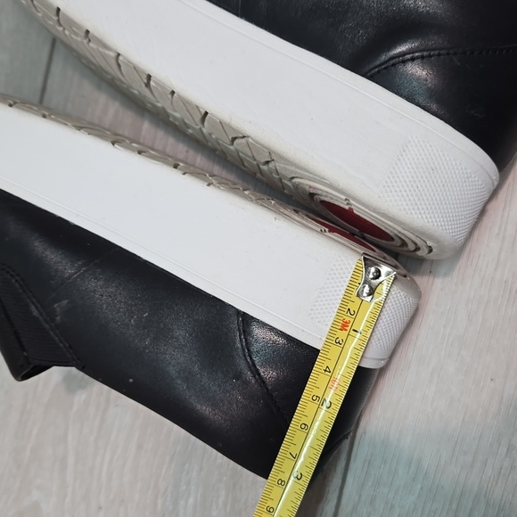 Fitflop Women RallyLeather Platform Black Cush Slip-On Shoes Sneakers Shoes Sz 7 - Picture 10 of 14